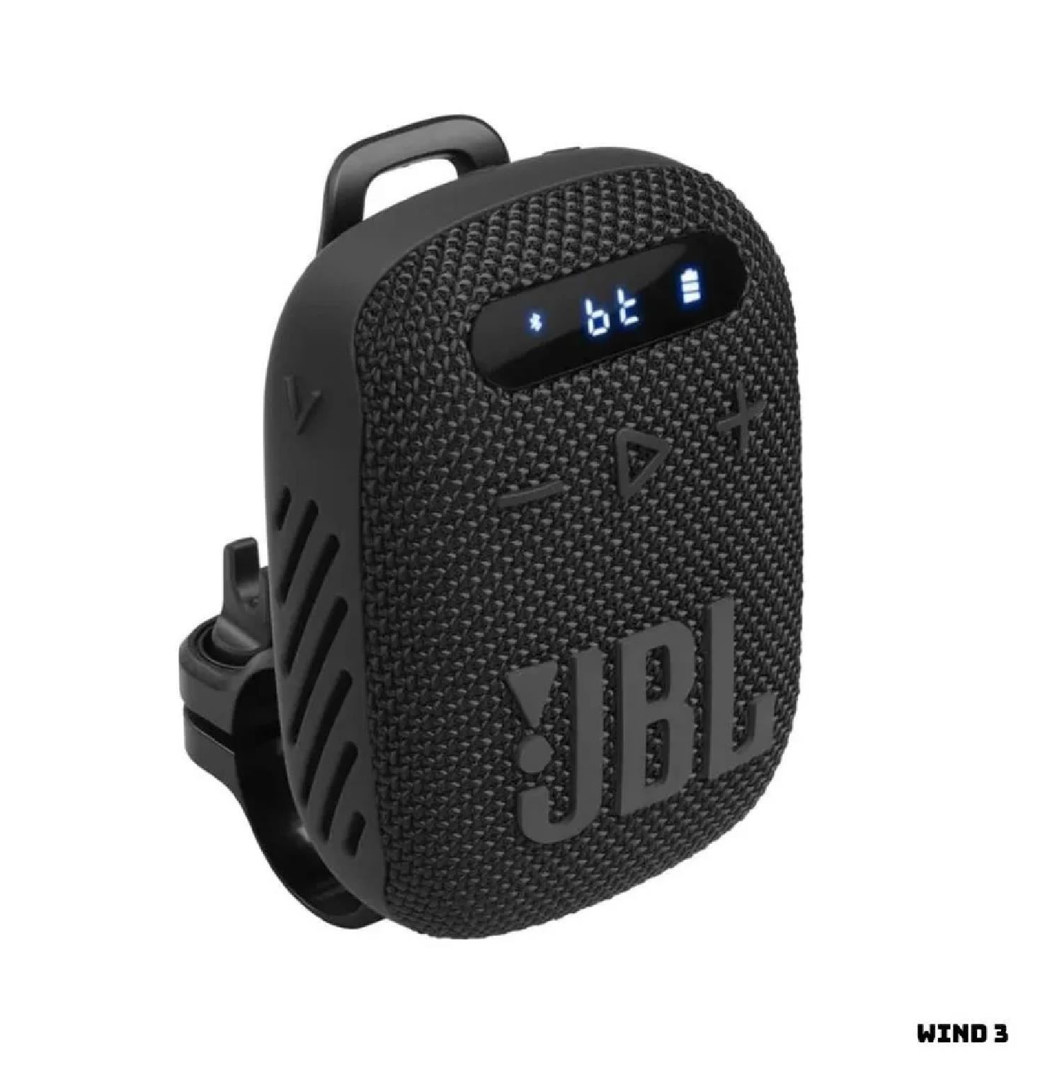 Parlante Bluetooth JBL Wind 3 con Radio FM y Soporte para Manillar